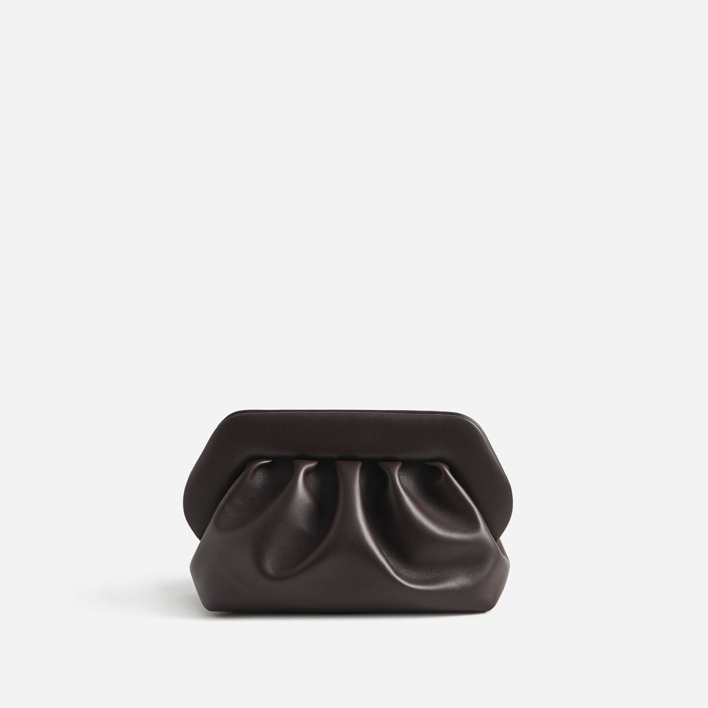 限定価格【THEMOIRE/テモワール 】BASIC CLUTCH バッグ THEMOIRE/テモワール】 BIOS SUEDE CLUTCH BAG（クラッチバッグ）｜L